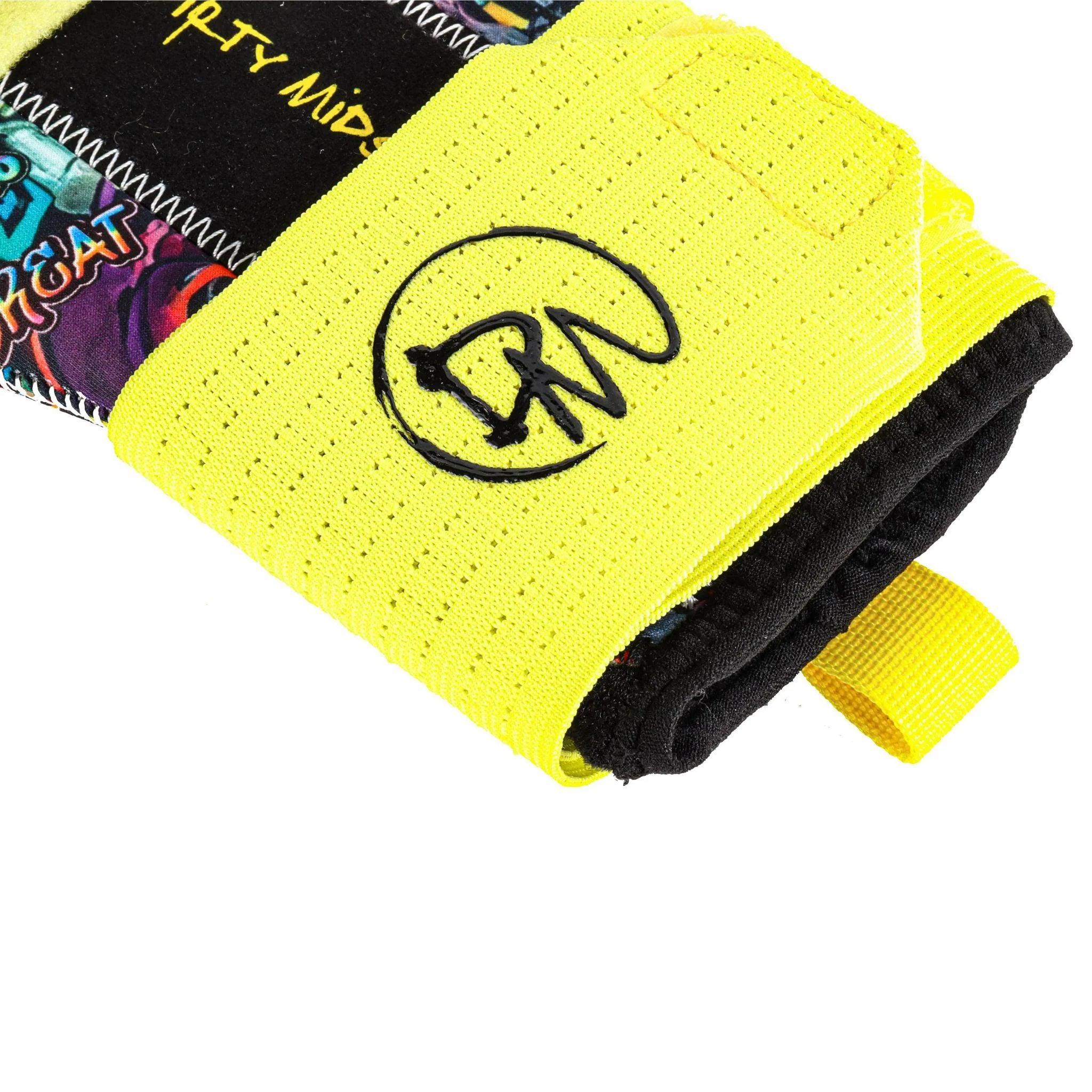 Dirty Mids Savage Series Sliding Mitts - Graffiti Style Baseball Gloves for Training & Games | Perfect for Outfield Practice, Batting Drills & Team Sports