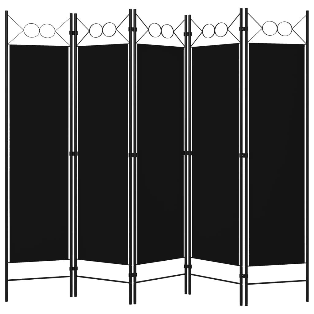 5-Panel Folding Room Divider Screen - 78.7