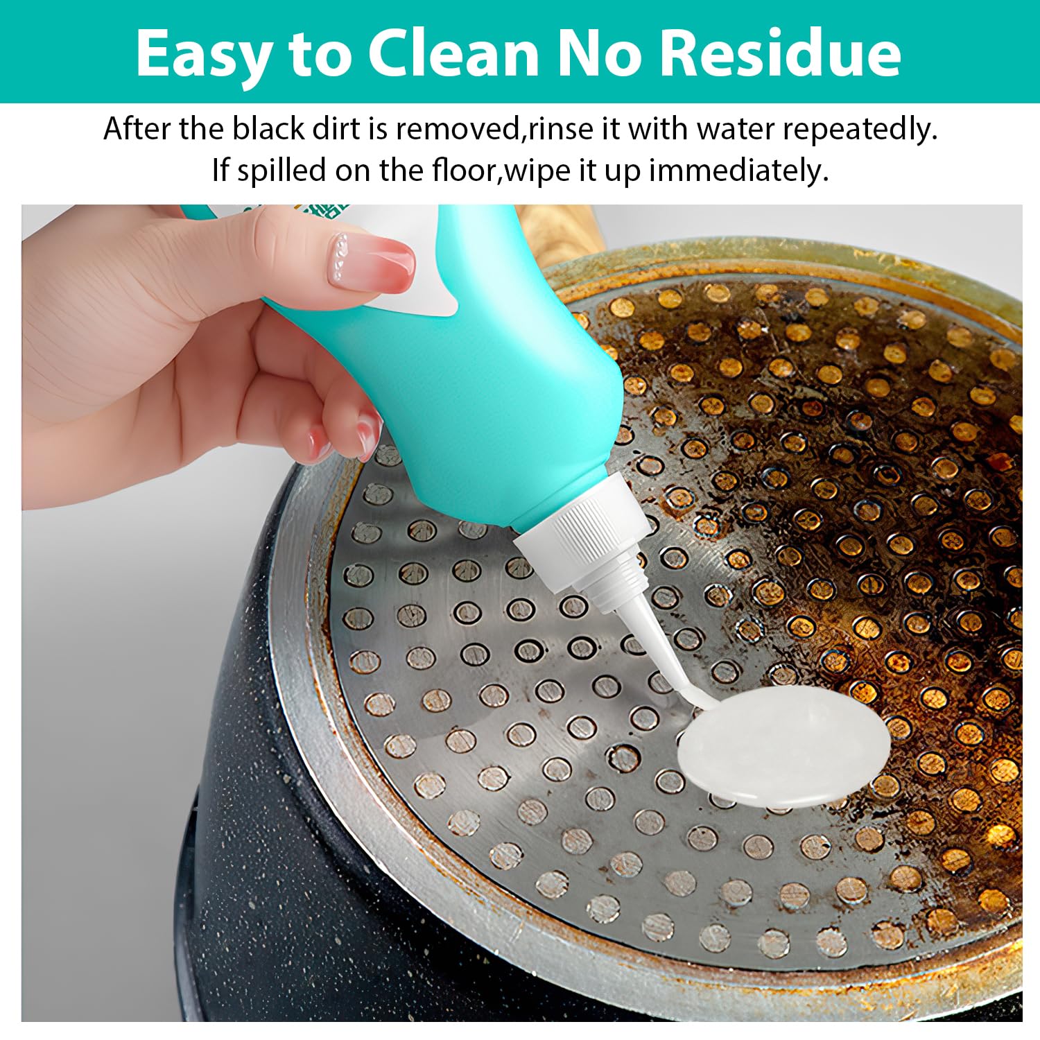 2-Pack Magic Gel Cleaner for Pots and Pans - Heavy Duty Cookware Bottom Cleaner, Non-Scratch Stove Top & Burner Cleaner - Perfect for Burnt-On Grease & Stubborn Stains (Kitchen, Camping, RV)