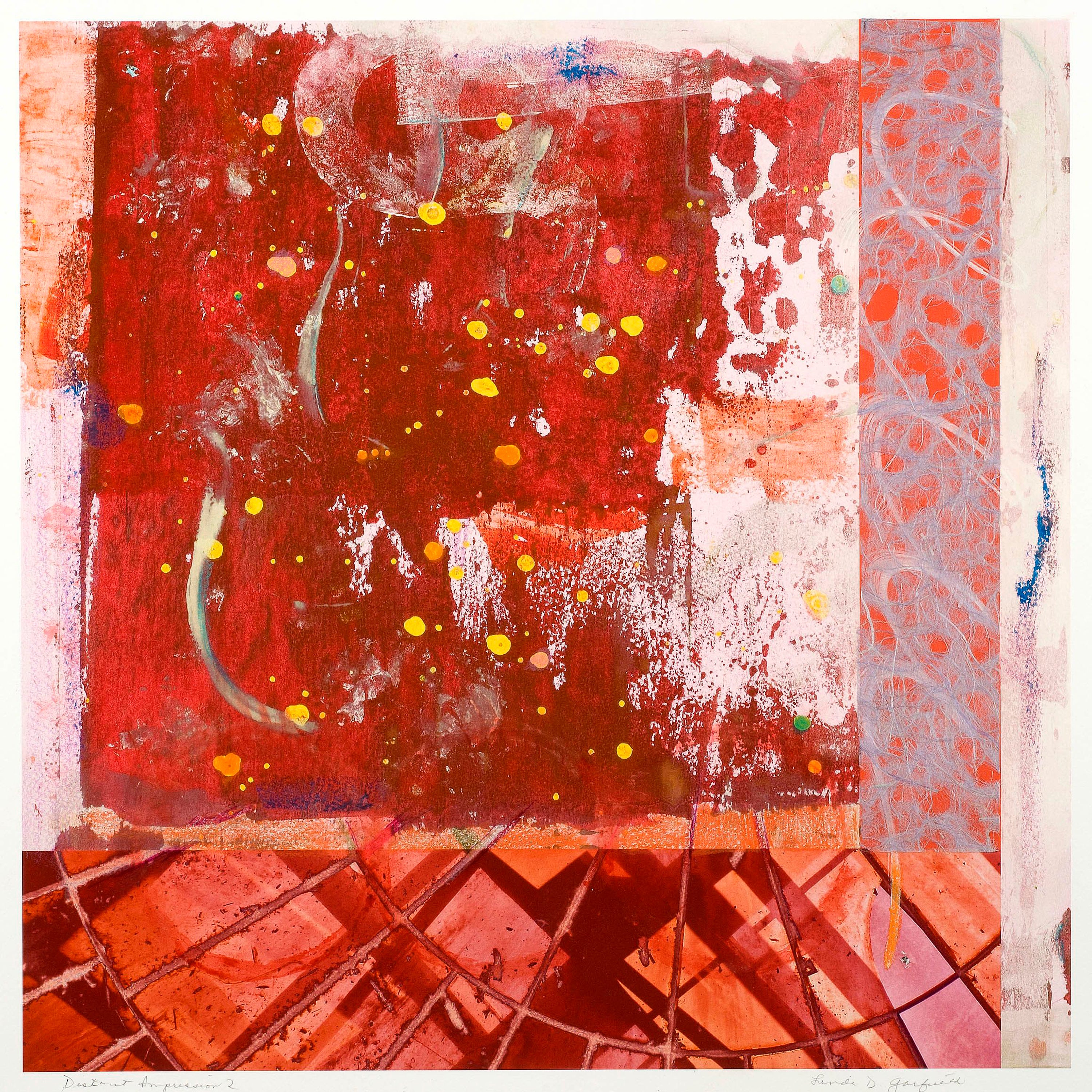 Linda Dubin Garfield: Distinct Impression 2 - Abstract Art Print for Home & Office Decor - Perfect for Living Rooms, Bedrooms, and Creative Workspaces