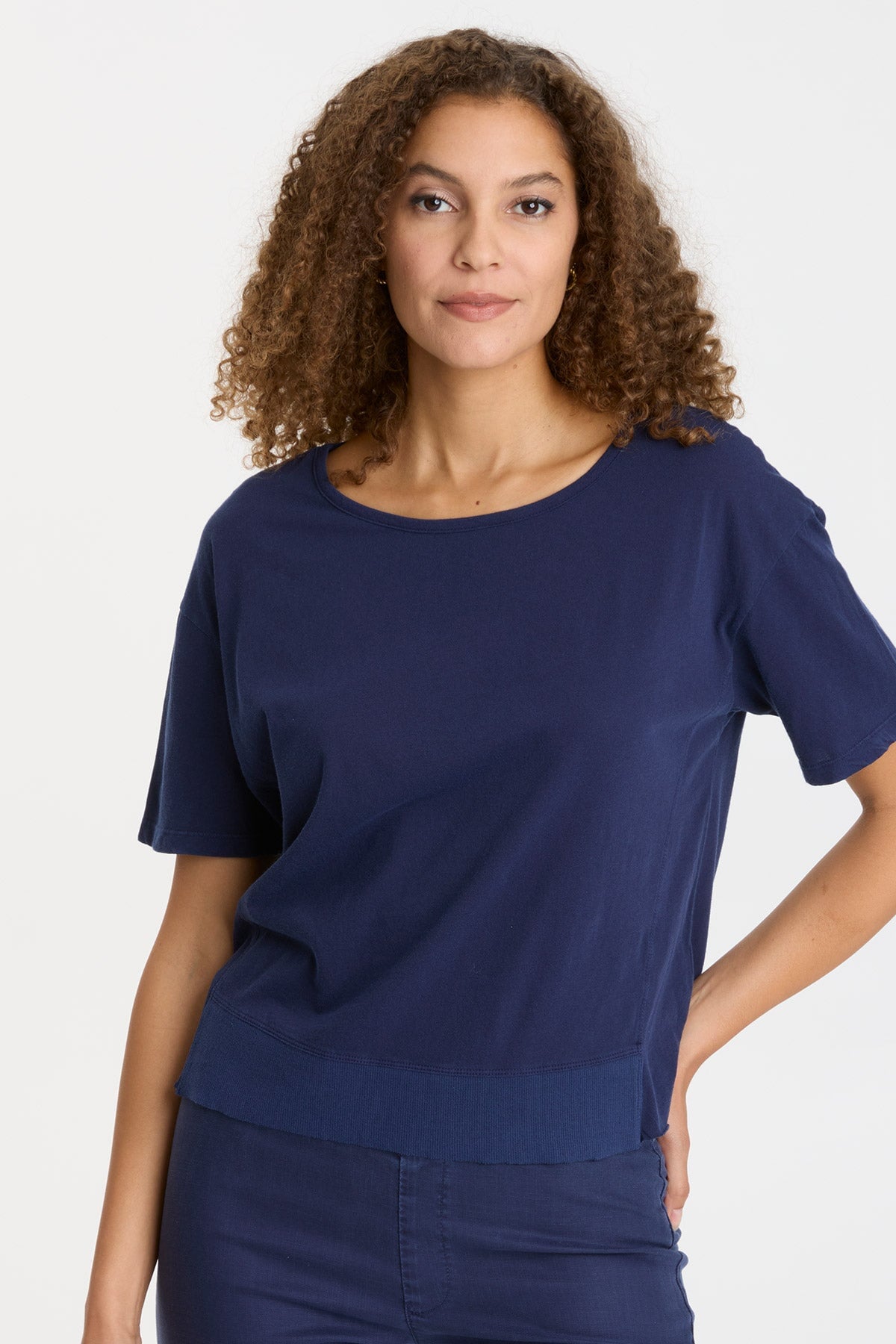 Steph Tee Adrift Pigment Dye T-Shirt - Soft Vintage Washed Cotton Tee for Men & Women | Perfect for Casual Wear, Street Style & Everyday Outfits