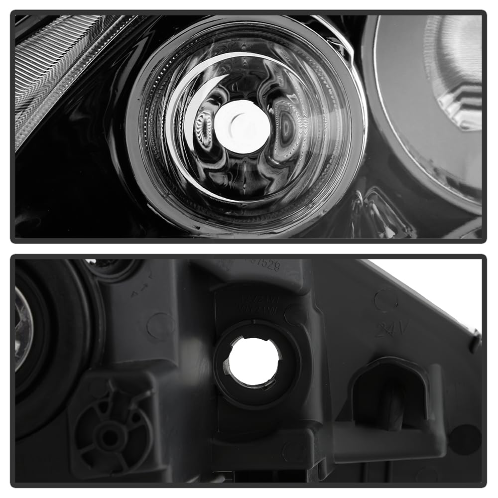 xtune Aftermarket Halogen Headlights for 2005-2006 Acura RSX - OEM Style Black Headlamps | Perfect for Night Driving & Car Upgrades