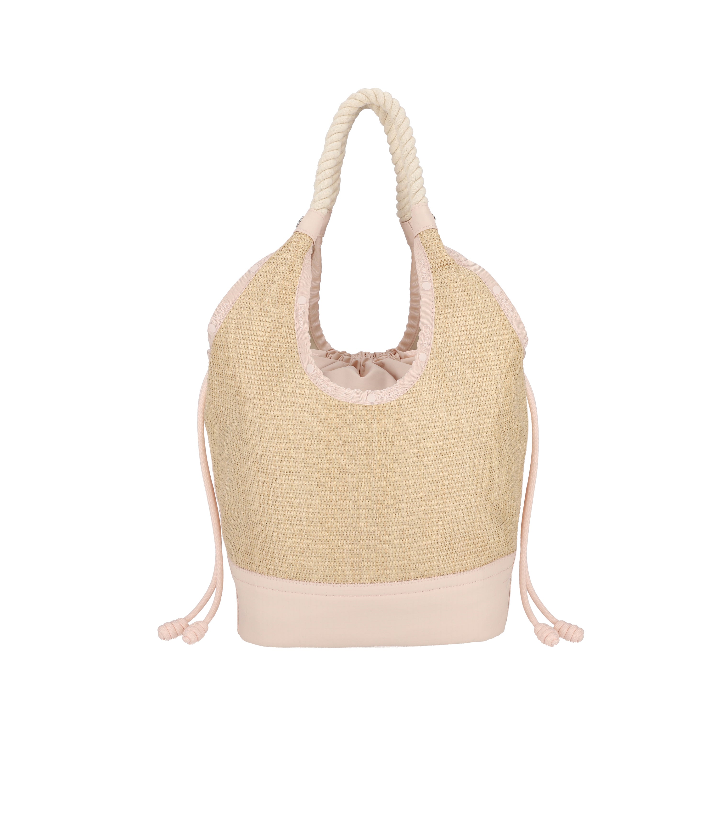 Peach Blush Raffia
