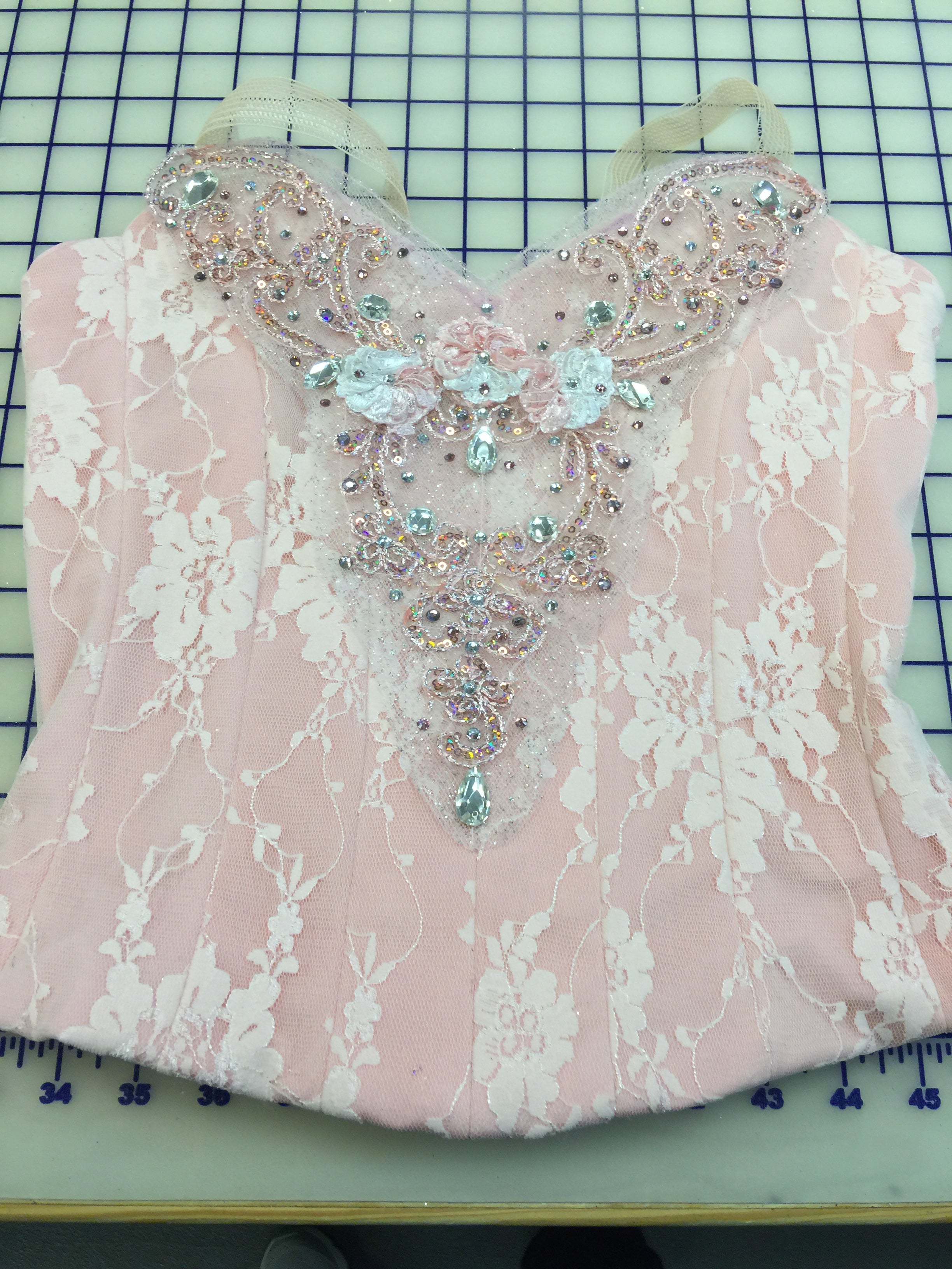 Custom Made Russian Style Ballet Bodice for Adults - 12 Piece Longline Dancewear for Ballet Performances & Practice