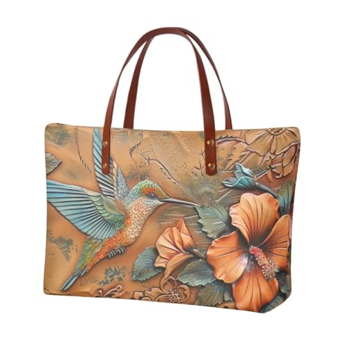 Hummingbird Hibiscus-orange