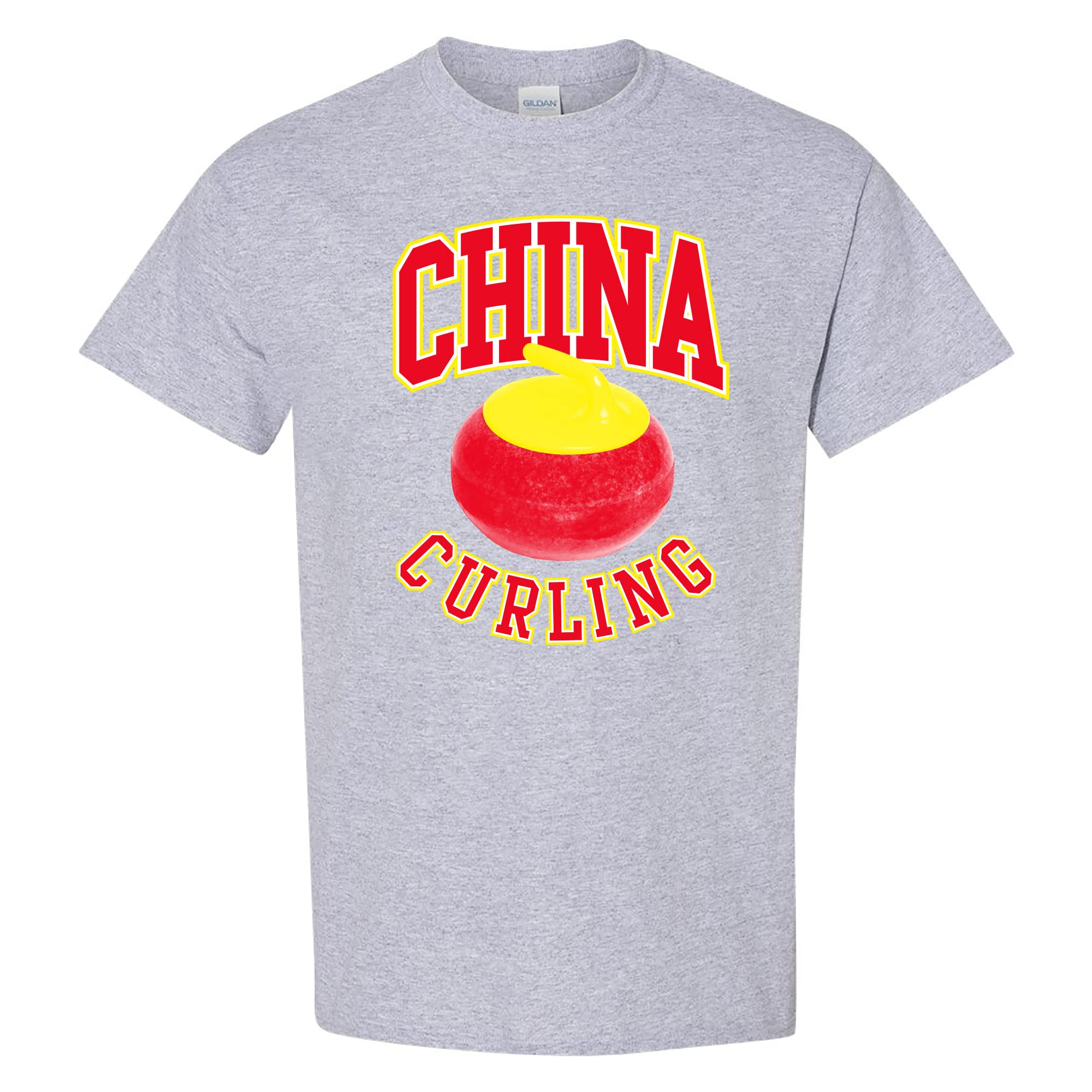 Curling Winter Sports Games T-Shirt - Comfortable Cotton Apparel for Ice Curling Fans & Athletes - Perfect for Tournaments, Team Uniforms, and Casual Winter Wear