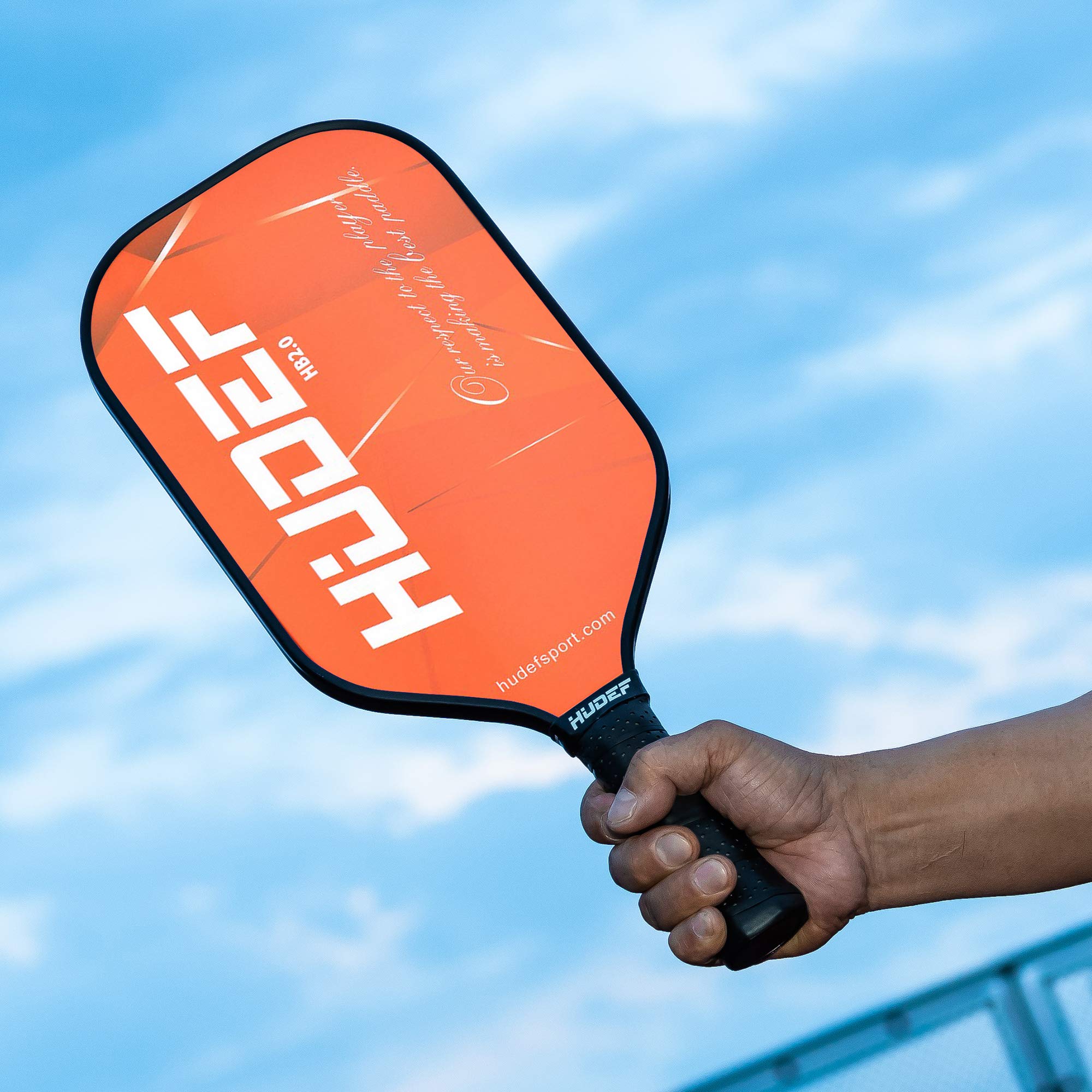 Premium Graphite Carbon Fiber Pickleball Paddle with PP Honeycomb Core - USAPA Approved Elongated Racket for Competitive Play | Perfect for Tournaments, Outdoor Games & Recreational Pickleball