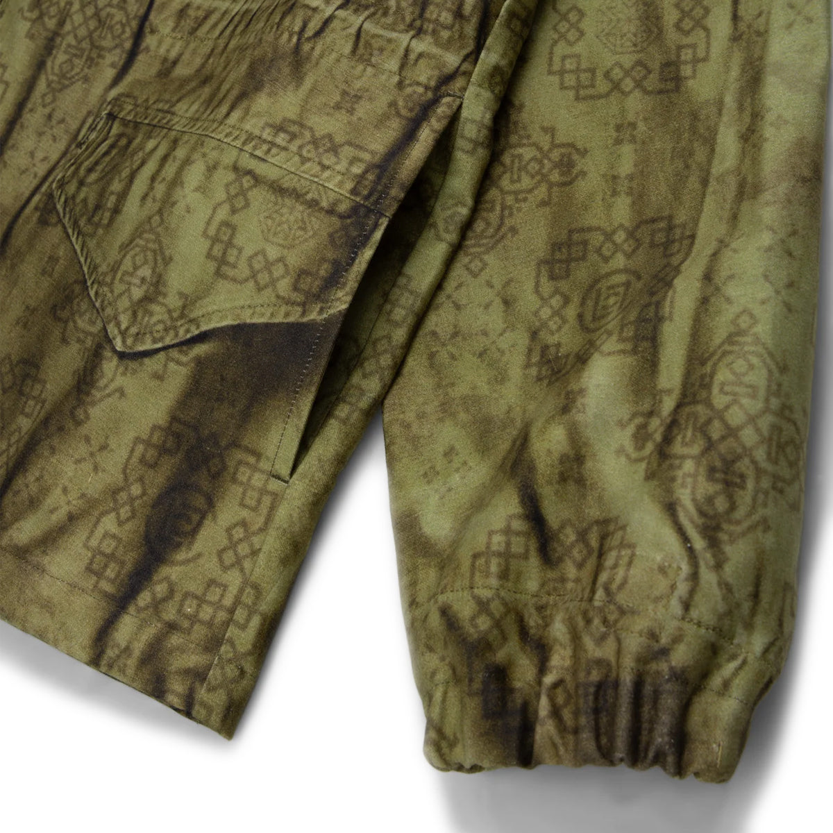 TOLQ Printed M-65 Jacket in Olive Green - Military Style Field Coat for Men, Outdoor Adventure & Casual Wear