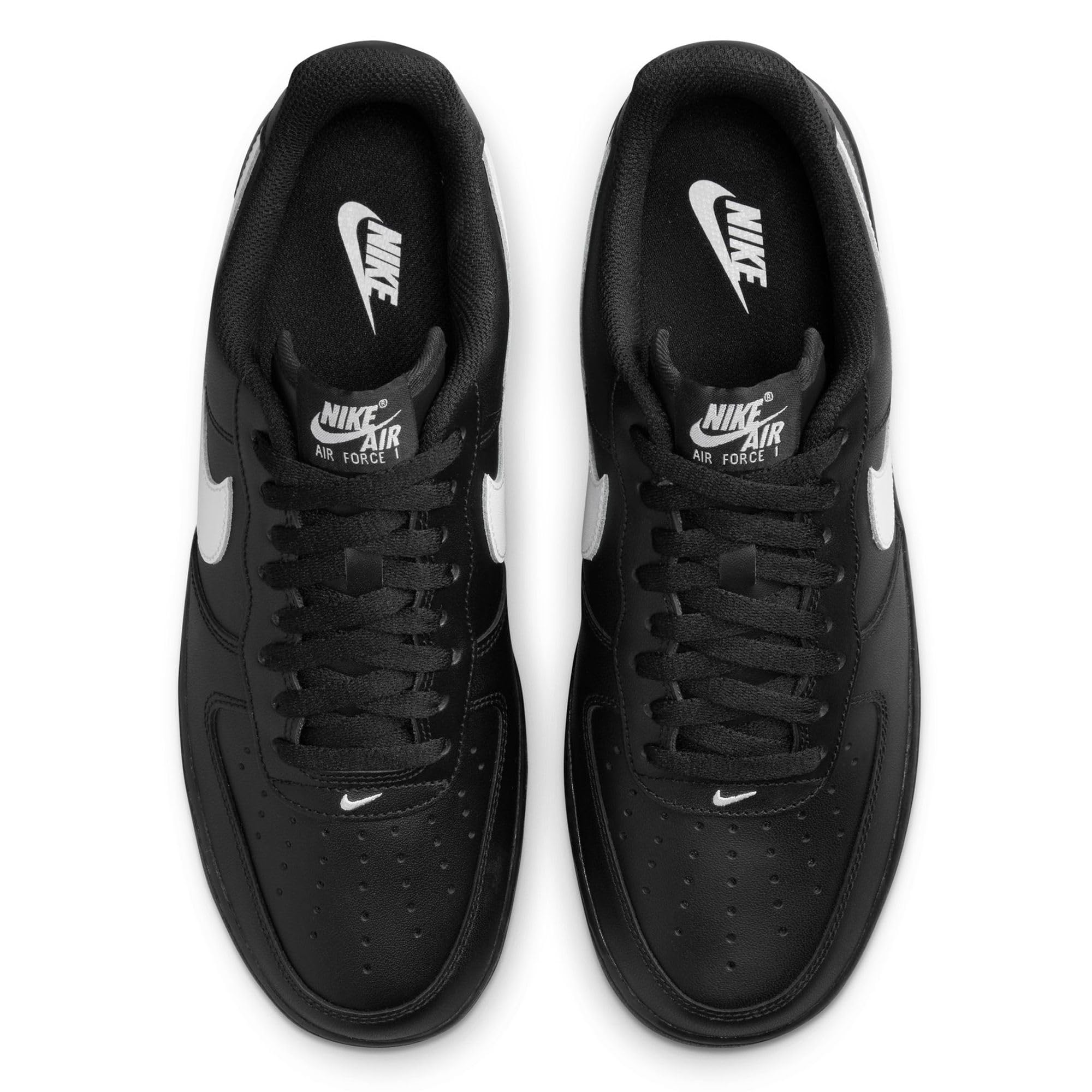 Nike Air Force 1 '07 Men's Sneakers - Black/White-Black Basketball Shoes for Casual Wear & Street Style