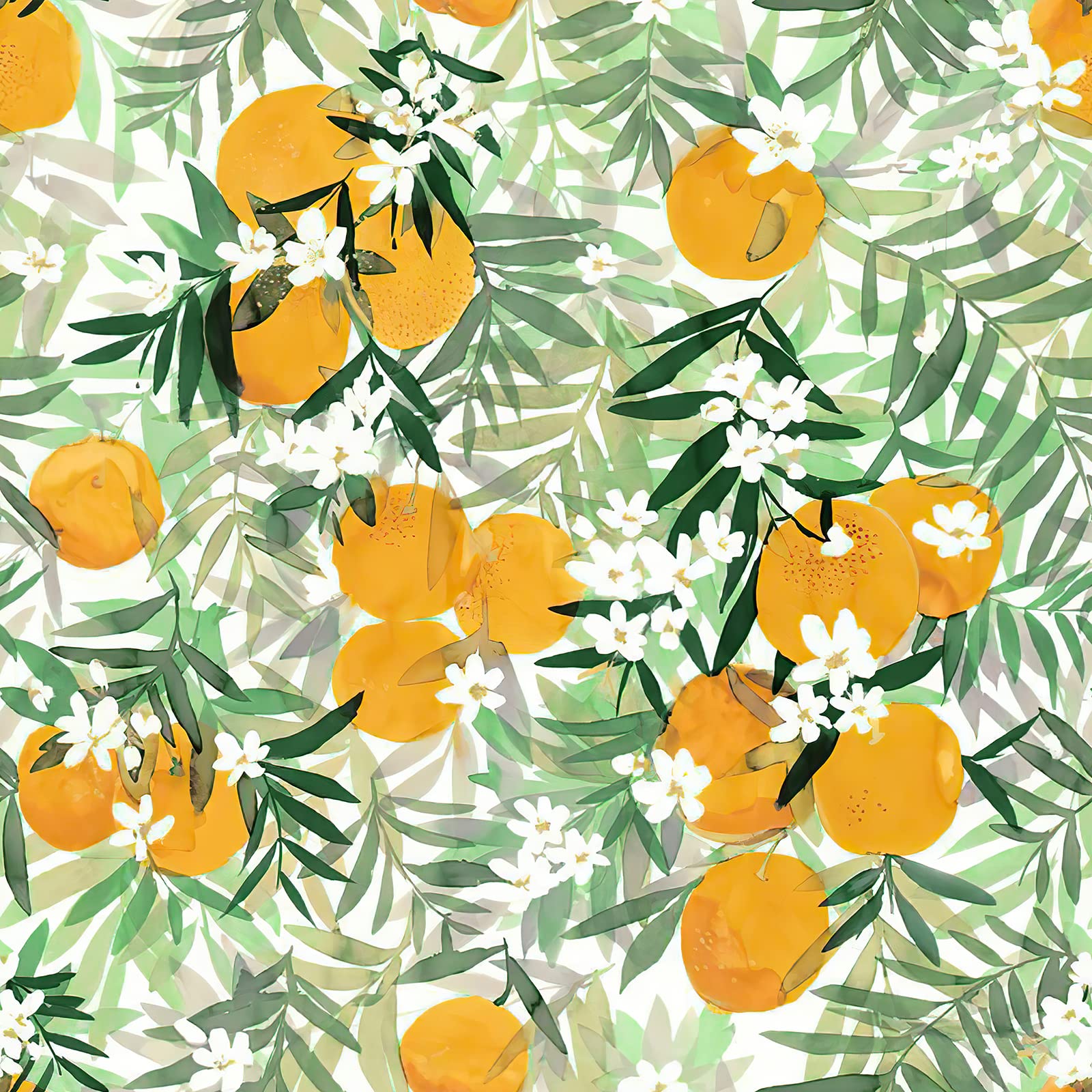 Jeweluck Peel and Stick Wallpaper - Self-Adhesive Orange Wallpaper for Cabinets, 17.7