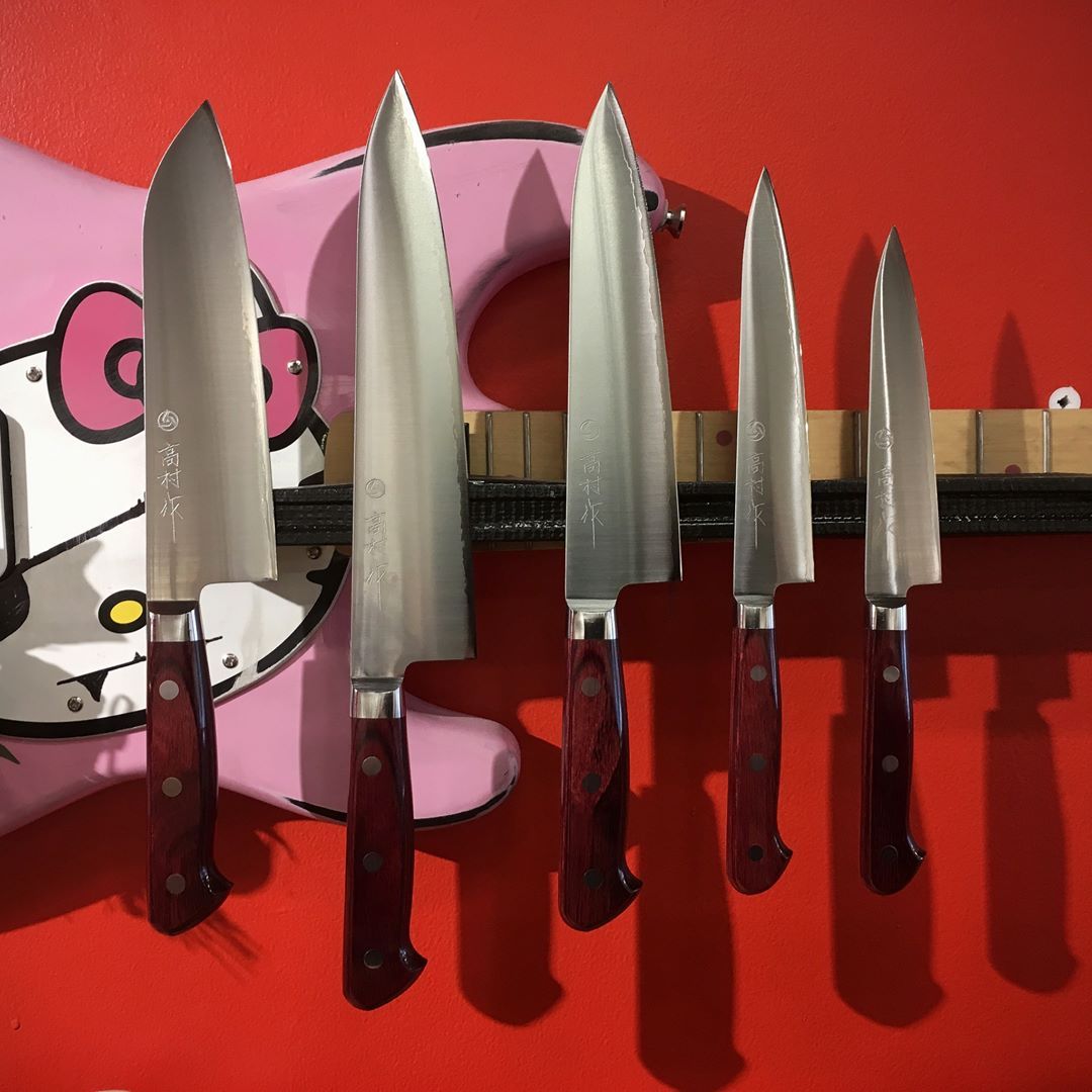 Takamura Akagouhan Petty Knife 150mm - High Carbon Steel Japanese Kitchen Knife for Precision Slicing, Dicing & Garnishing - Perfect for Chefs, Home Cooks & Culinary Enthusiasts