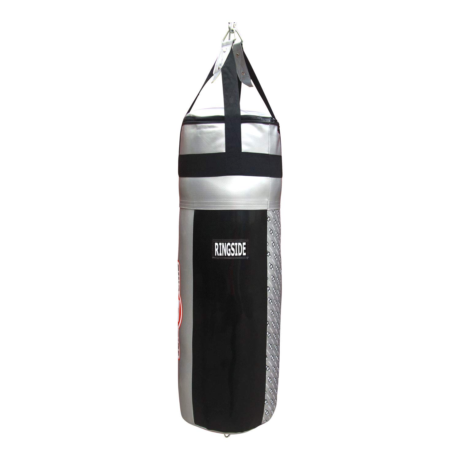 Ringside Apex 100 lbs Heavy Punching Bag for Boxing Training, MMA, Kickboxing & Workout - Includes Nylon Straps & Hanging Clip - Perfect for Home Gyms, Boxing Clubs & Martial Arts Studios