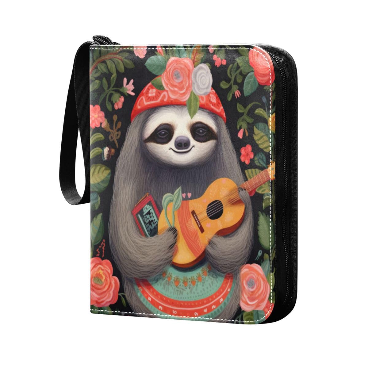 Nander 400-Pocket Cute Sloth Trading Card Binder with Protective Sleeves - Baseball, Football & Game Card Organizer for Collectors | Perfect for Sports Memorabilia Storage & TCG Card Collection