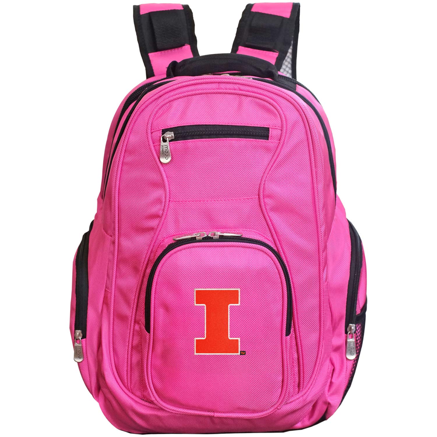 NCAA College Laptop Backpack 19 Inch Pink - Water Resistant School Backpack for Women & Men - Perfect for College, Work, Travel & Daily Commute