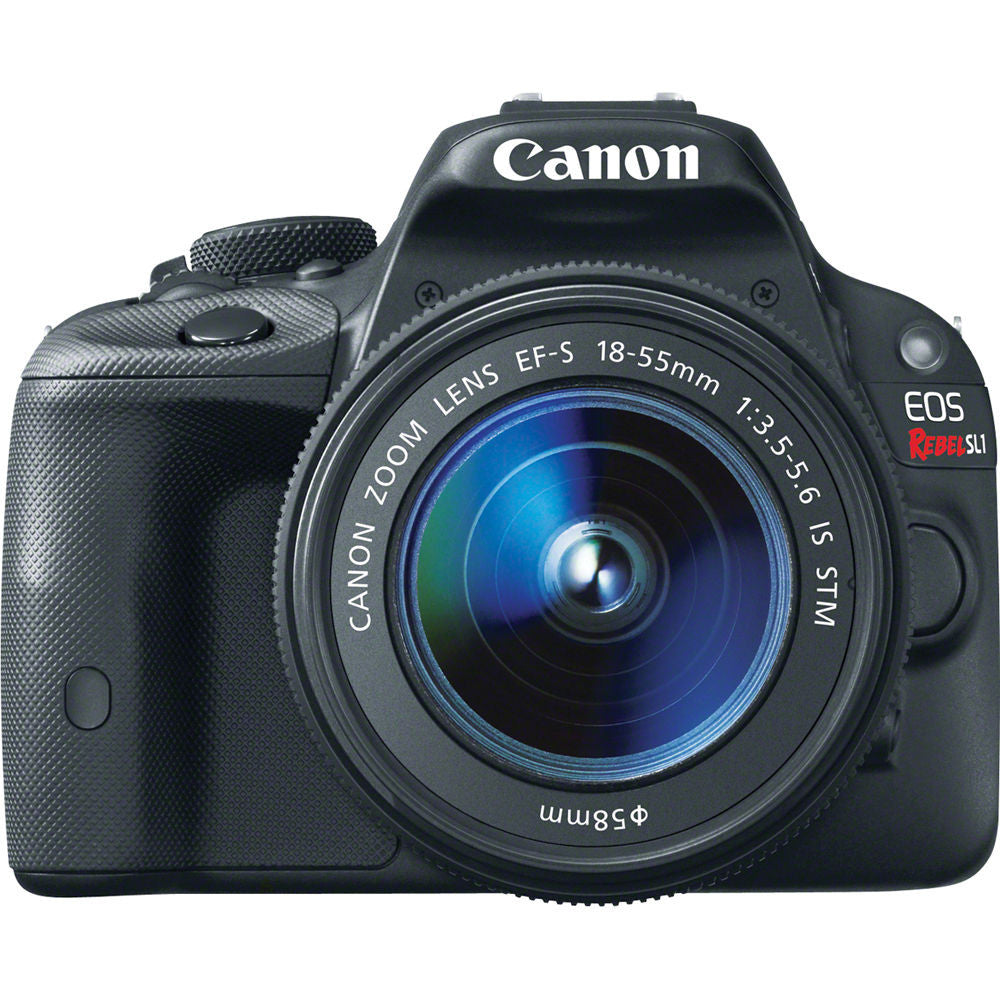 Canon EOS Rebel SL1 DSLR Camera with EF-S 18-55mm IS STM Lens (Black) - Compact DSLR for Travel Photography, Vlogging & Everyday Shooting