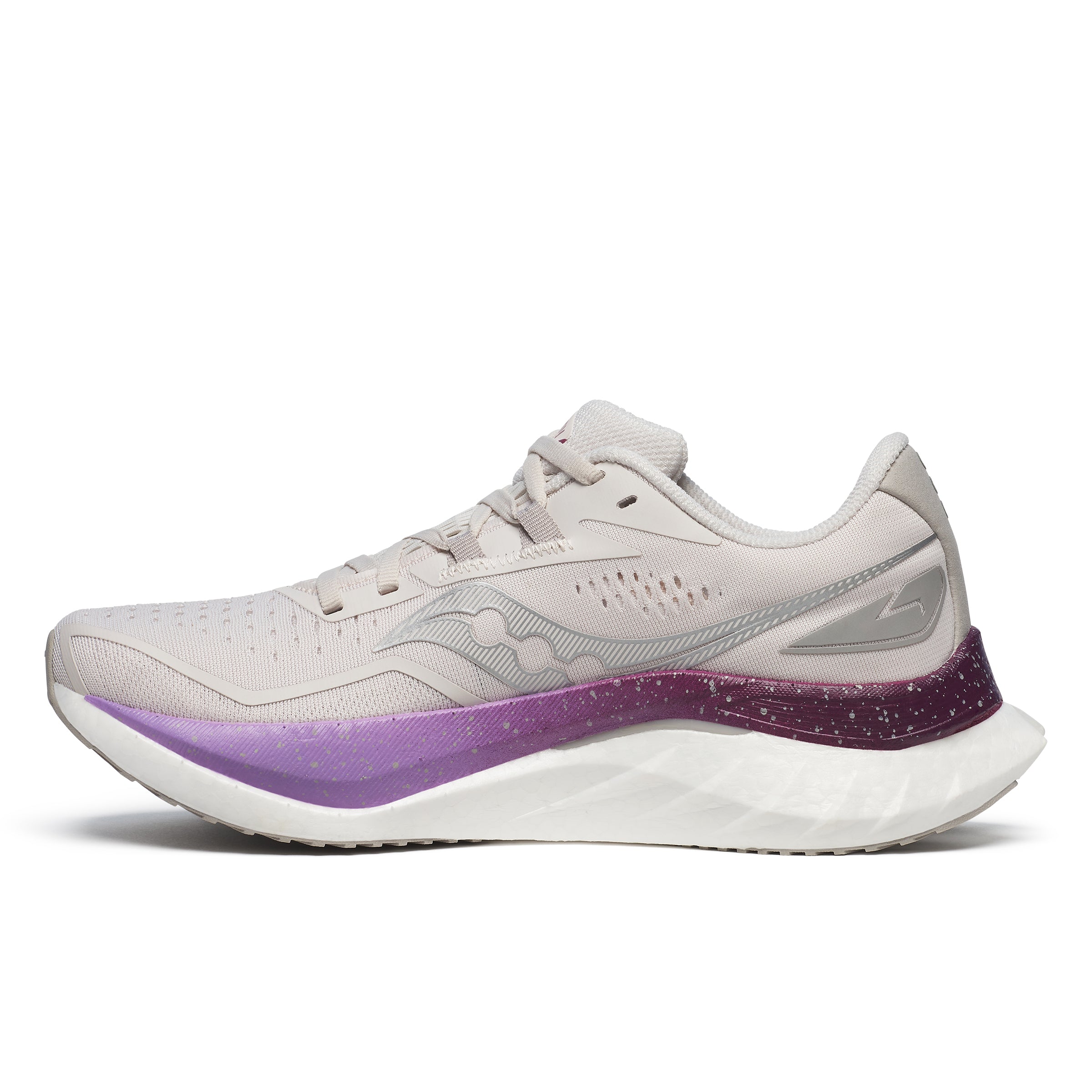Women's Endorphin Speed 4 Running Shoes - Lightweight Cushioned for Marathon & Training (Moon/Plum) | Perfect for Road Running, Gym Workouts & Daily Jogging