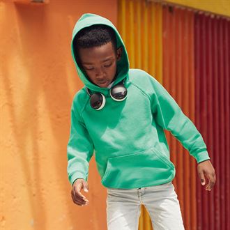 Fruit of the Loom Kids Hooded Sweatshirt - Soft Cotton Pullover Hoodie for Boys & Girls - Perfect for School, Play & Outdoor Activities