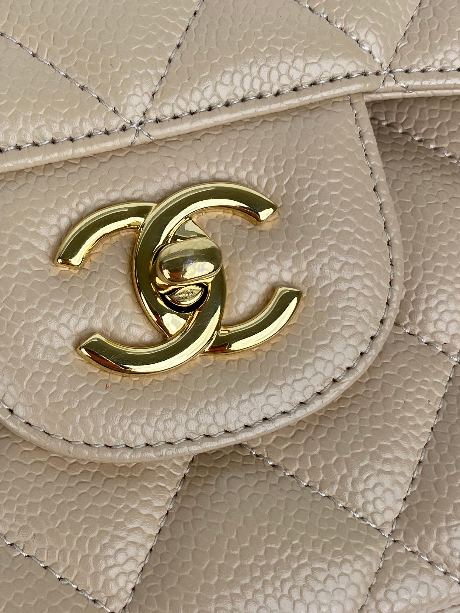 Chanel Nude Jumbo Classic Flap Bag - Luxury Leather Shoulder Bag for Women | Perfect for Evening Events, Parties & Special Occasions