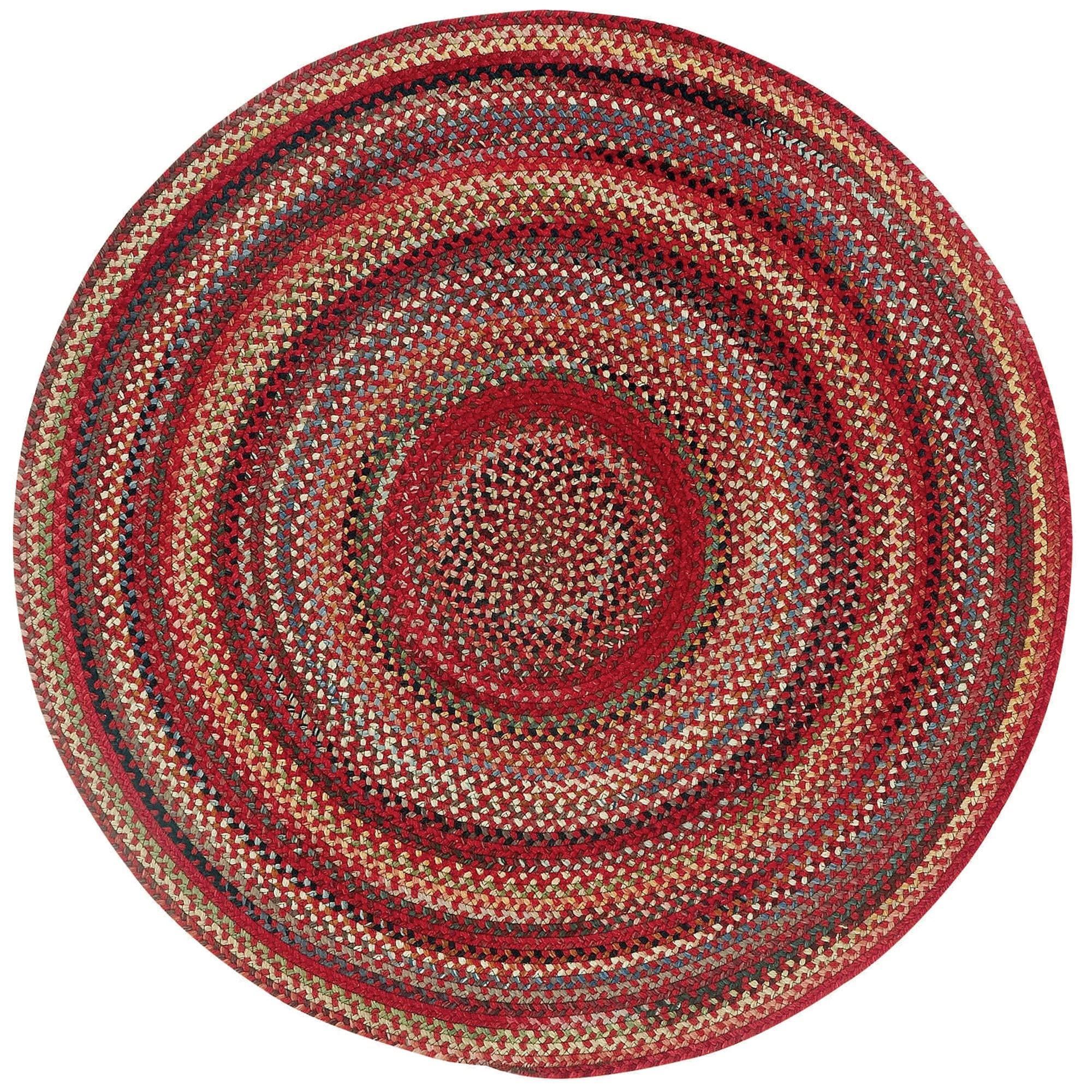 Capel Rugs Portland Round Braided Area Rug 8'6