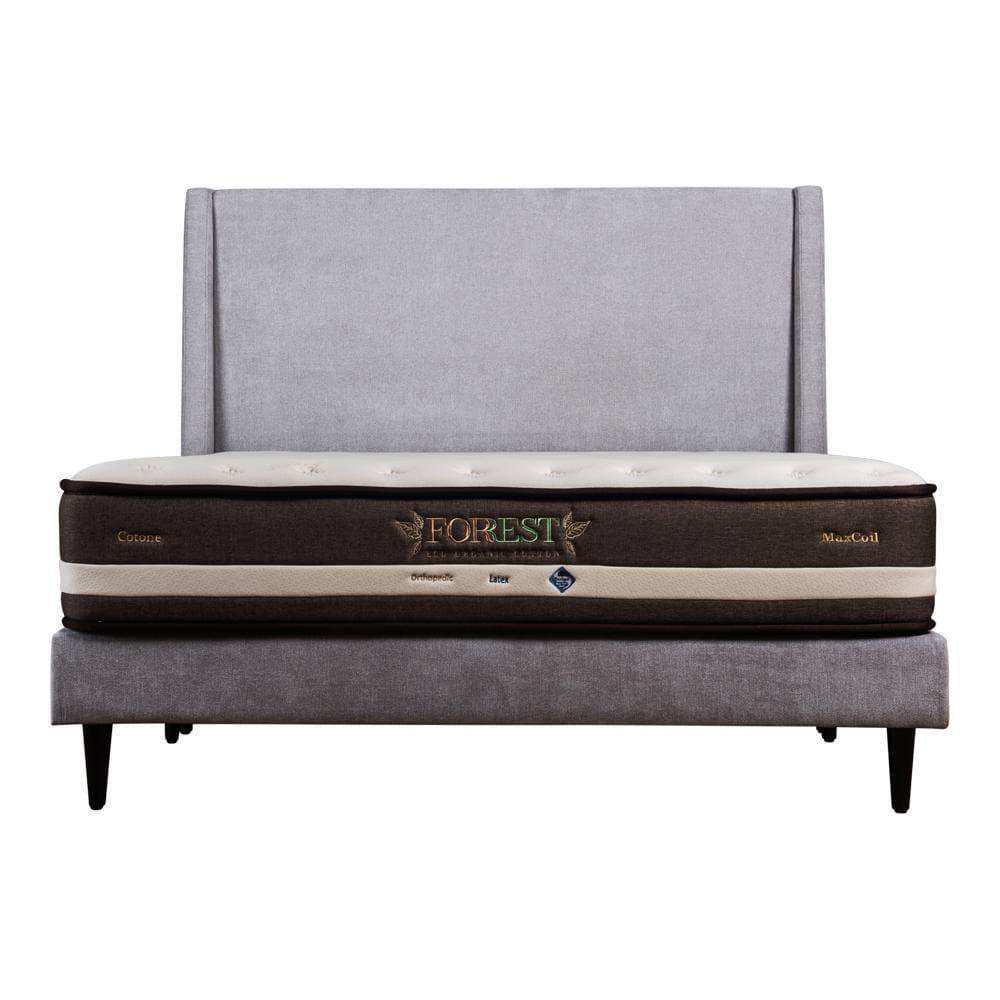 Euler Fabric Bed Frame - Queen Size, Sturdy & Quiet Platform Bed with Wooden Slats, Pet-Friendly Upholstered Fabric, Easy Assembly - Perfect for Modern Bedrooms, Guest Rooms & Pet Owners