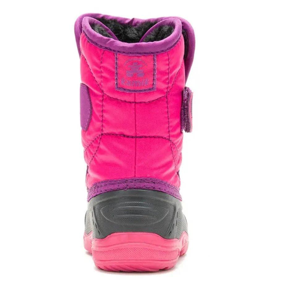 Kamik Snowbug 5 Toddler Winter Boots - Waterproof & Insulated Snow Boots for Kids (Sizes 5T-13T) - Perfect for Snow Play, Sledding & Cold Weather Adventures