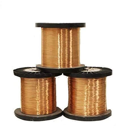 20 Ga Bronze Round Wire Dead Soft (50 Ft. Coil) - Perfect for Jewelry Making, Crafting, and DIY Projects
