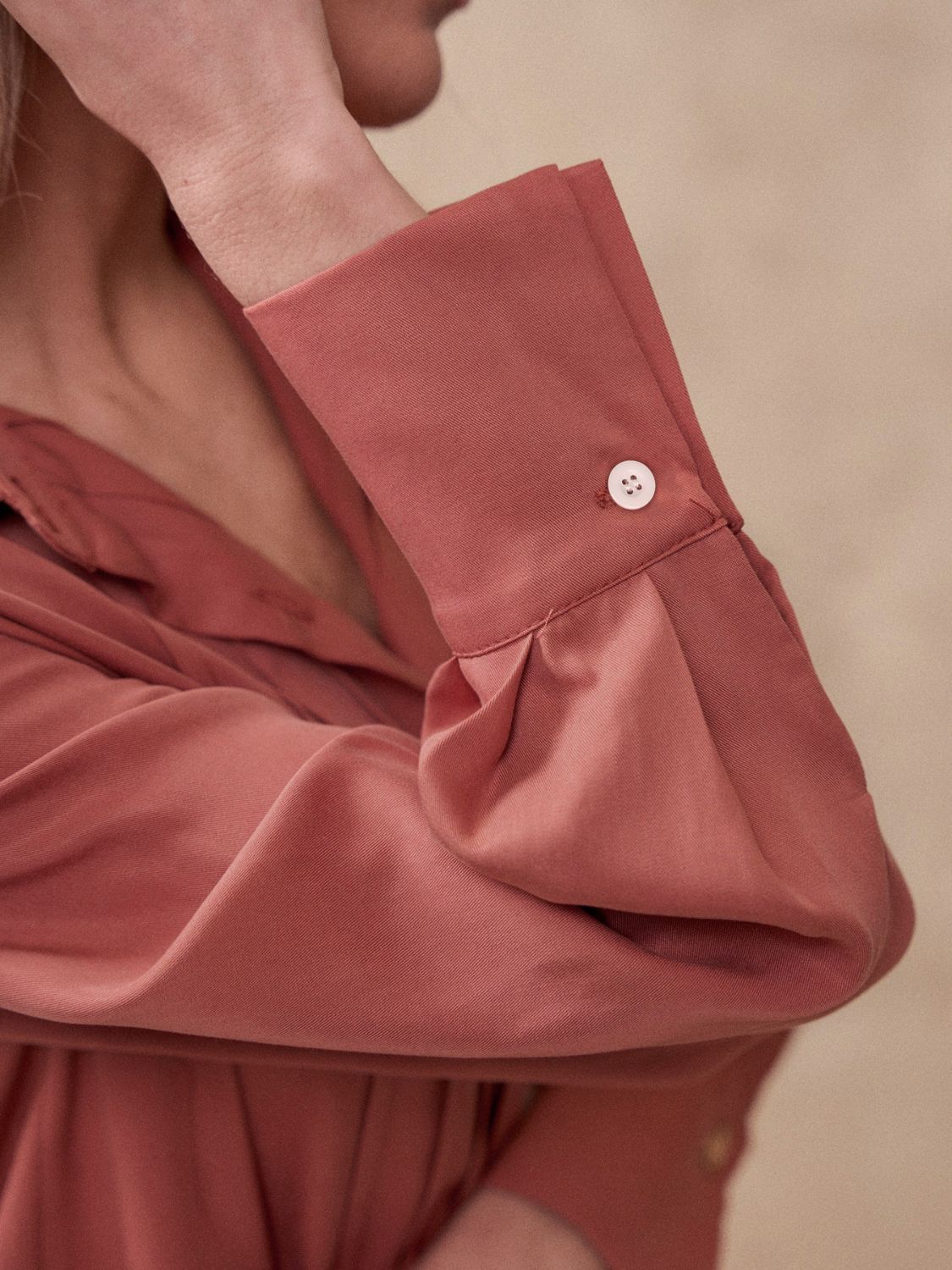 Perfee Women's Ruched Collar Long Sleeve Blouse - Elegant Office Wear & Casual Tops for Work, Date Night and Special Occasions