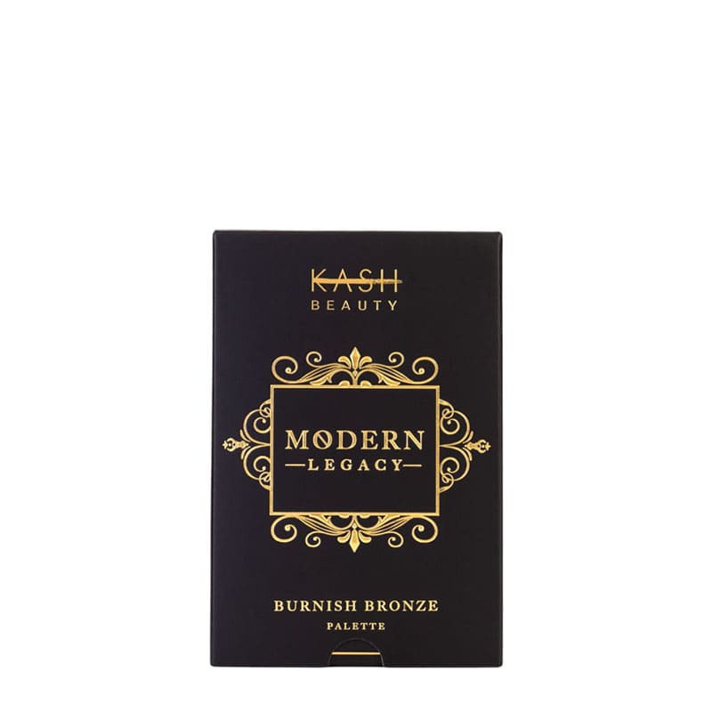 Kash Beauty Burnish Bronze Eyeshadow Palette - 12 Shimmer & Matte Shades for Day to Night Makeup Looks | Perfect for Parties, Weddings & Everyday Glam