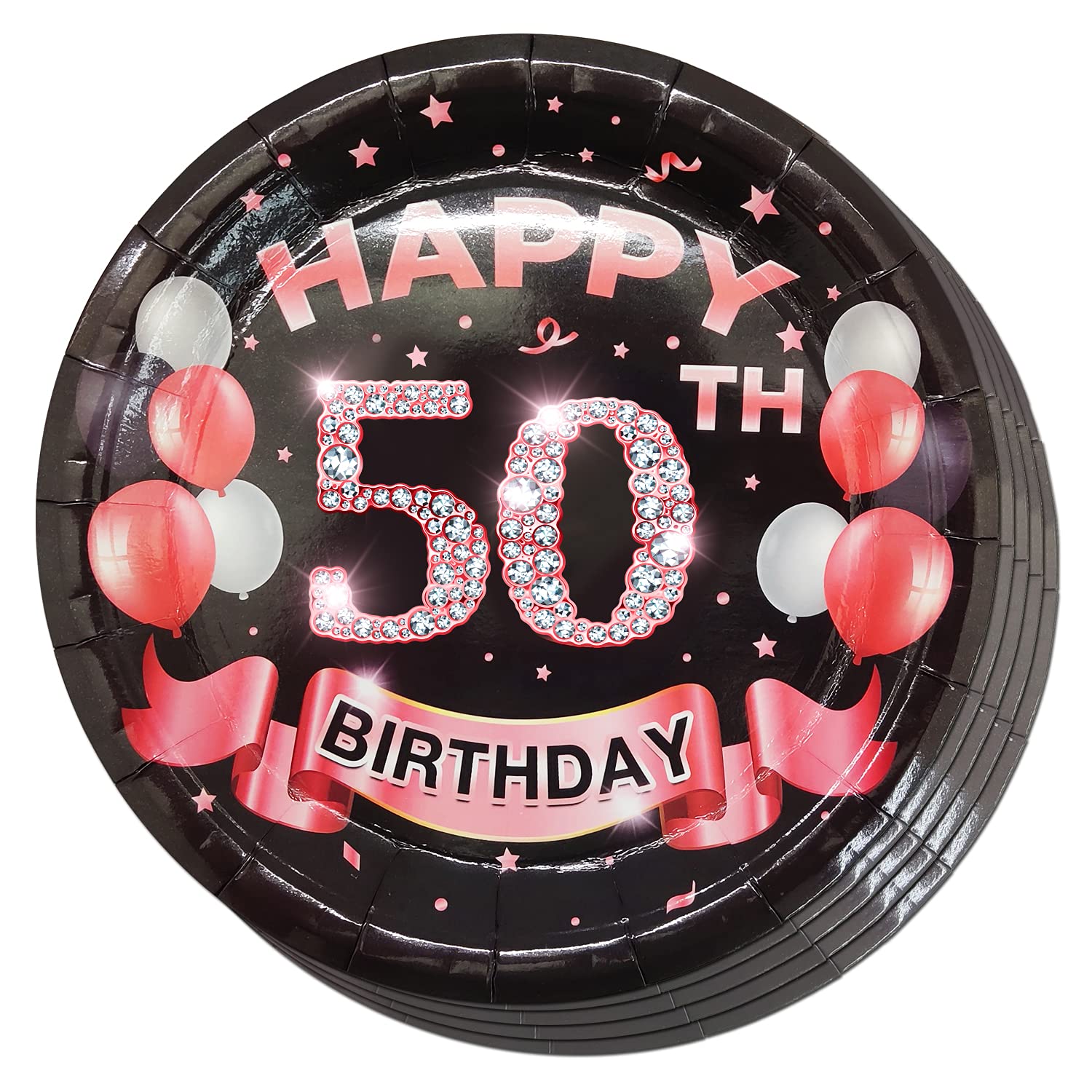 50th Birthday Party Plates - 9