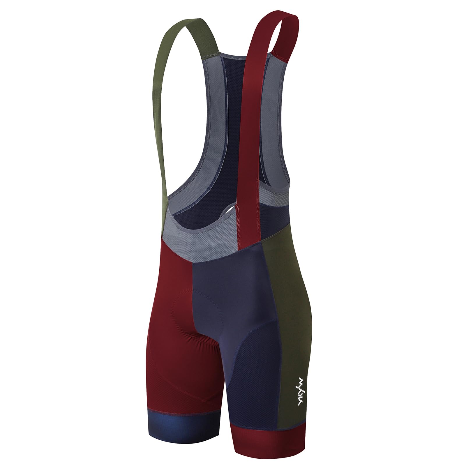 **Men's Cycling Bib Shorts - Breathable Padded Bike Tights for Road Cycling & Training - Comfortable Bicycle Riding Gear for Long-Distance & Endurance Rides**