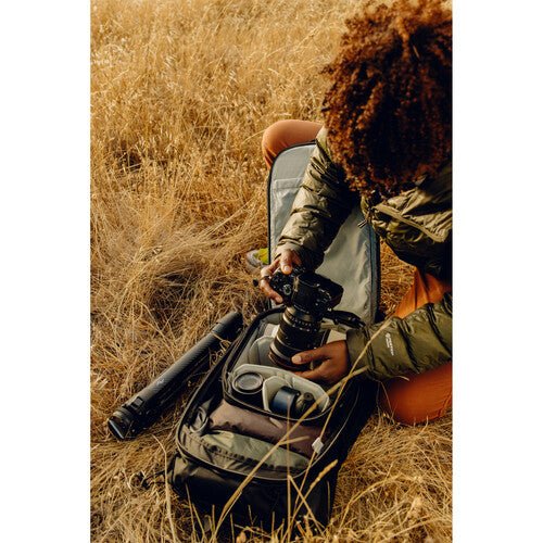 Peak Design 45L Outdoor Backpack - Waterproof Hiking Backpack for Travel & Photography Gear - Durable Black Daypack for Camping, Hiking & Adventure Travel
