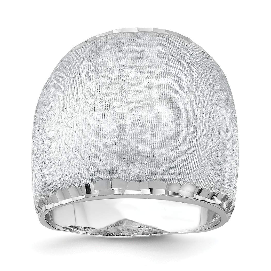 925 Sterling Silver Rhodium Plated Radiant Essence Ring for Women - Size 6,7,8 - Elegant Jewelry Gift for Anniversary, Birthday & Valentine's Day - Perfect for Weddings, Parties & Special Occasions