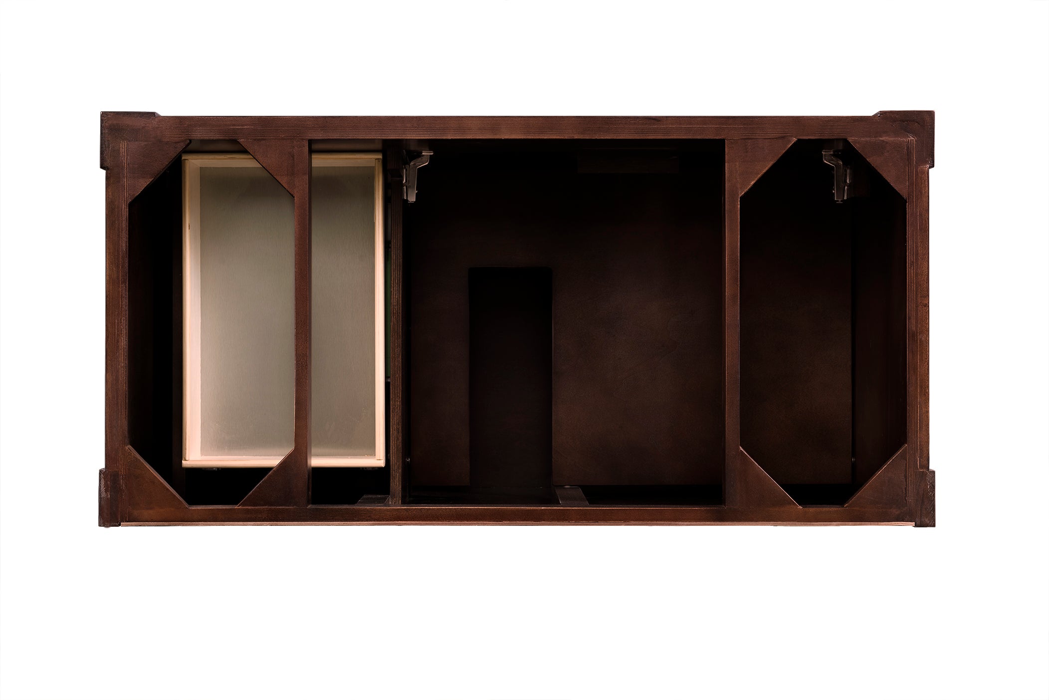 Brookfield 48 Inch Burnished Mahogany Single Bathroom Vanity with Sink - Perfect for Modern Master Bathrooms & Guest Bathroom Renovations