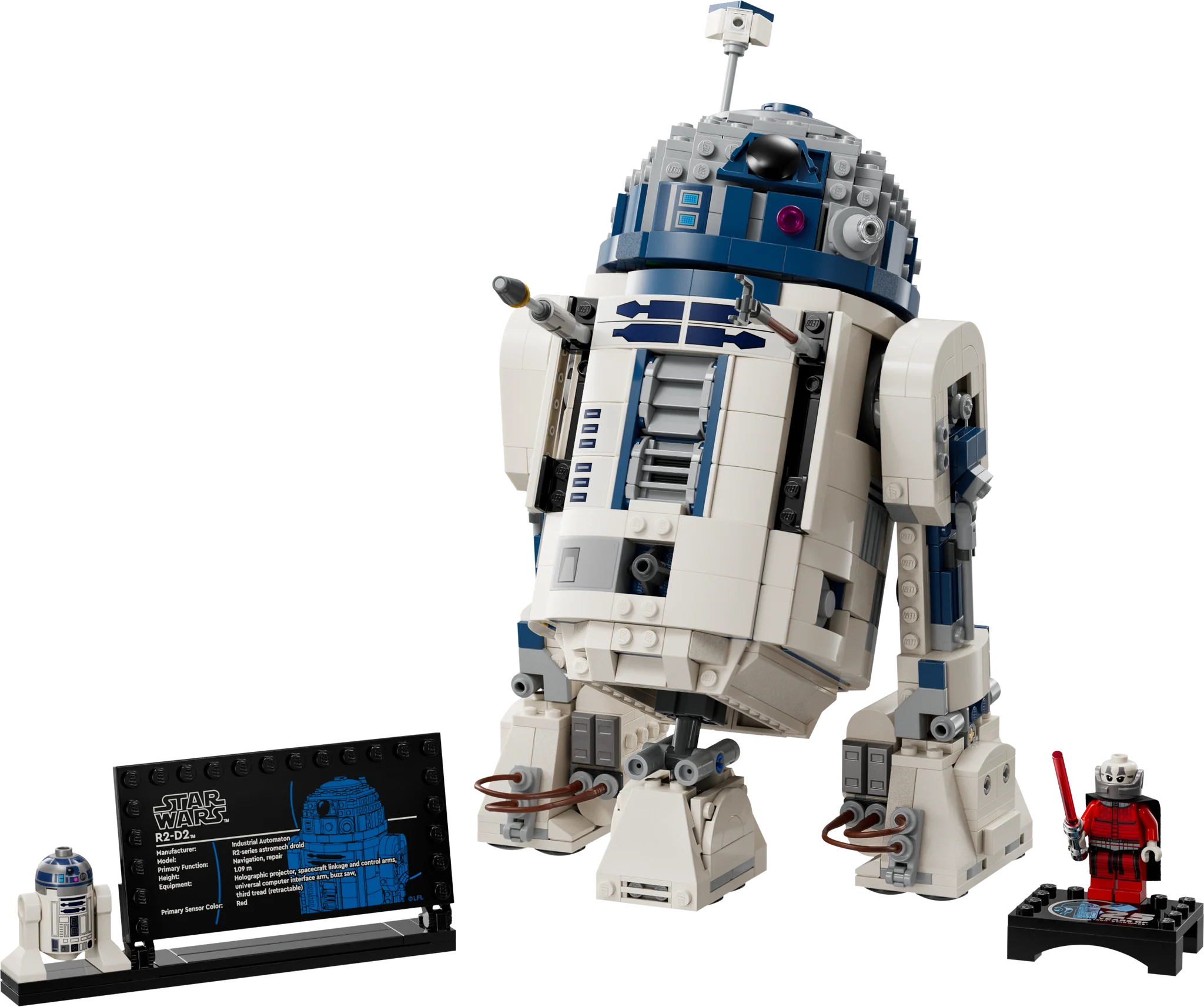 LEGO® Star Wars™ R2-D2™ Building Kit - Collectible Droid Model for Fans & Display - Perfect for Gifts, Home Decor, and Star Wars Enthusiasts