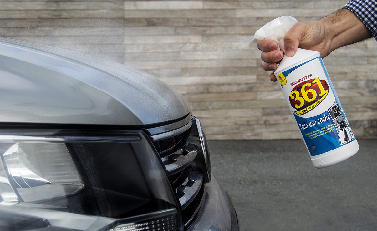 361 Multi-Surface Car Cleaner – Upholstery, Dashboard & Leather Cleaner – Interior & Exterior Car Care – 25.36 oz – Removes Stains & Protects Surfaces – Ideal for Cars, Trucks & SUVs