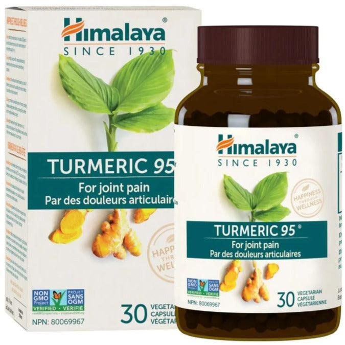 Himalaya Turmeric 95 with 95% Curcuminoids - 30 Vegetarian Capsules for Joint Support, Inflammation & Antioxidant Benefits - Perfect for Daily Wellness & Immune Boost
