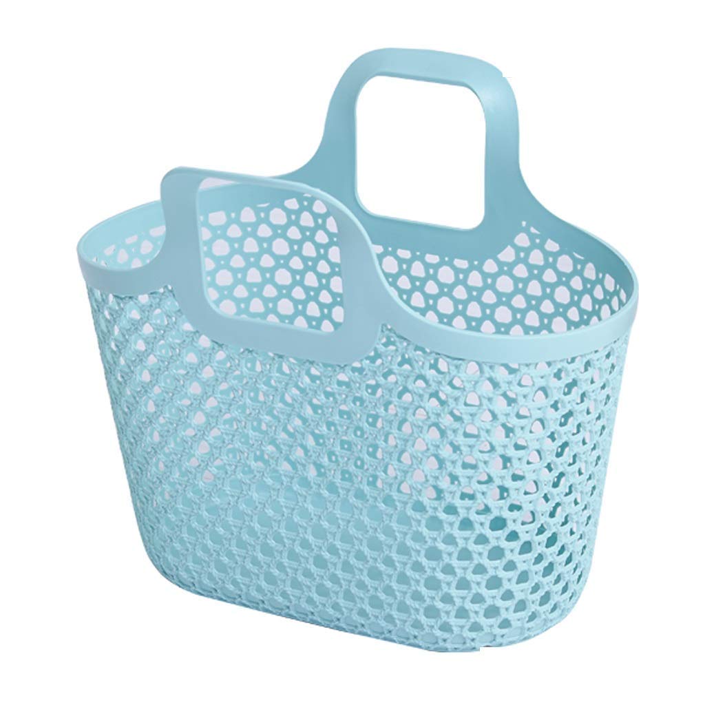 XYSQWZ Plastic Laundry Hamper & Storage Basket - Portable Toy & Debris Organizer for Bathroom, Bedroom, Closet (Brown) | Ideal for Laundry Sorting, Kids' Toy Storage & Home Organization