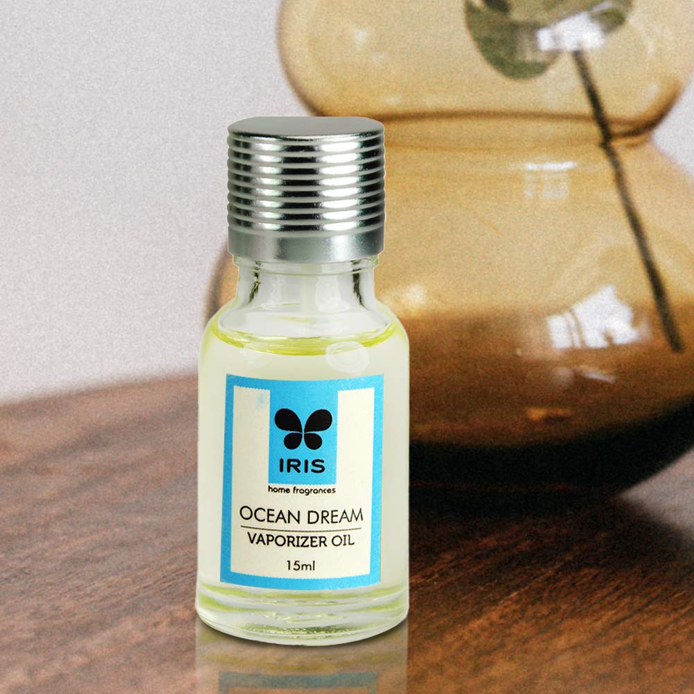 IRIS Ocean Dream Vaporizer 15ml Essential Oil - Portable Aromatherapy for Relaxation, Stress Relief & Home Fragrance