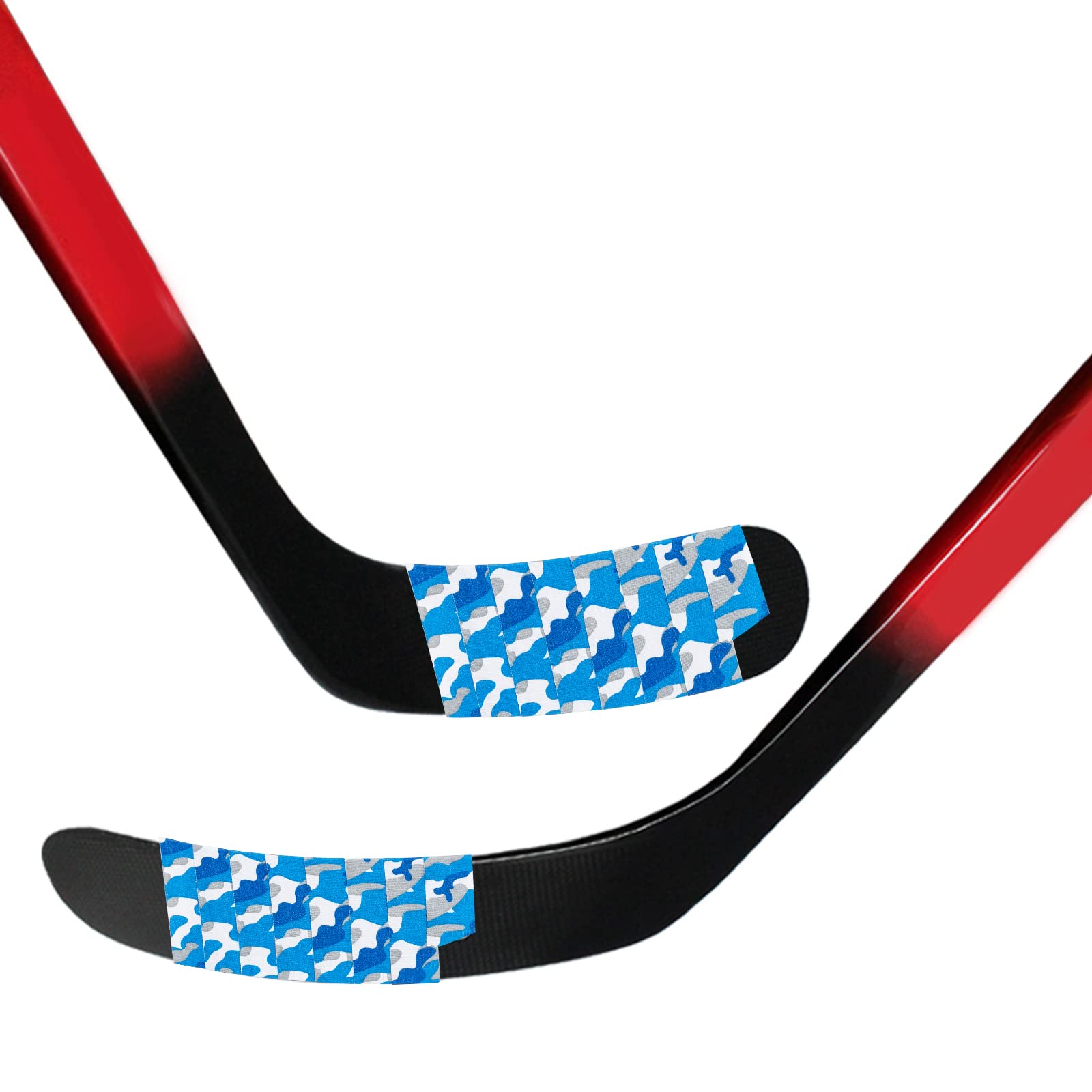 GORGECRAFT 27 Yards Camo Grip Tape - Self-Adhesive Hockey Stick Tape for Ice Hockey, Badminton, Squash Racket & Bike Handlebar (Blue) - Perfect for Enhanced Grip and Control in Sports