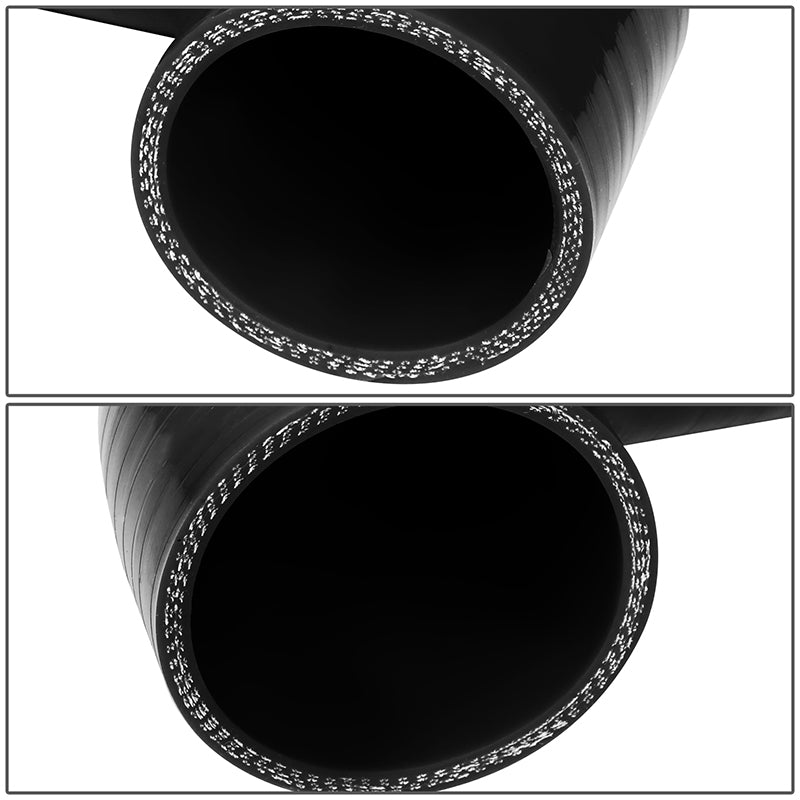 1 in. to 3 in. 90 Degree Elbow 3-Ply High Temperature Silicone Reducer Hose - Perfect for Automotive, Marine & Industrial Applications