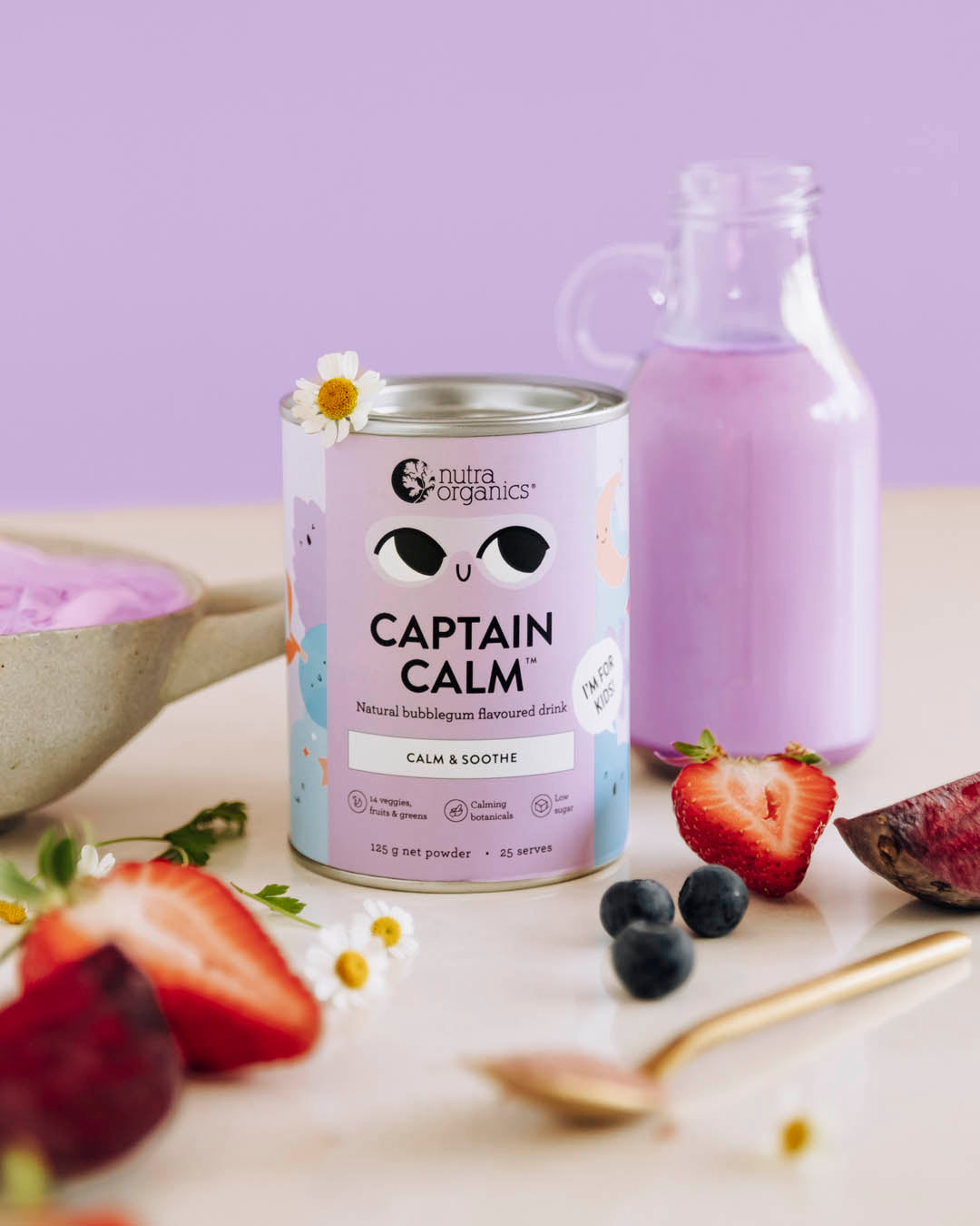 Captain Calm - Premium Stress Relief & Anxiety Support Supplement for Relaxation & Focus - Ideal for Work, Study & Daily Stress Management