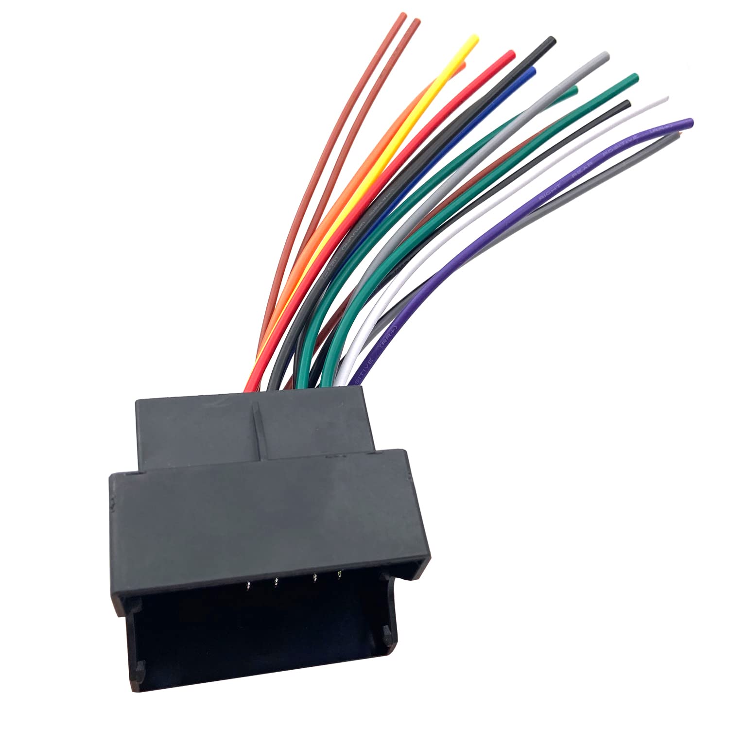 Volkswagen BMW Audi Stereo Radio Wiring Harness Replacement - Aftermarket Power & Speaker Cable Connector Compatible with VW OEM Plug | Car Audio Installation Upgrade
