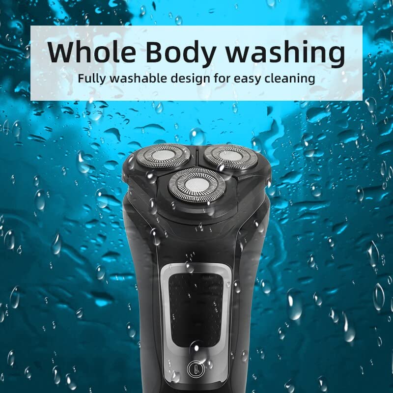 Electric Head Shaver for Bald Men - Rechargeable Wet/Dry Waterproof Shaving Machine - Full Body Grooming & Beard Trimmer - Perfect for Travel, Gym & Daily Shaving Routine