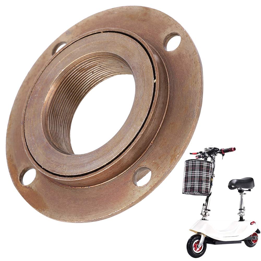 Electric Scooter Wheel - Metal 4-Hole Toothless Flywheel Replacement Wheel for Electric Scooters | Durable Scooter Accessory for Commuting & Outdoor Riding
