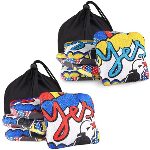 Set of 8-Yes(Yellow&Red)