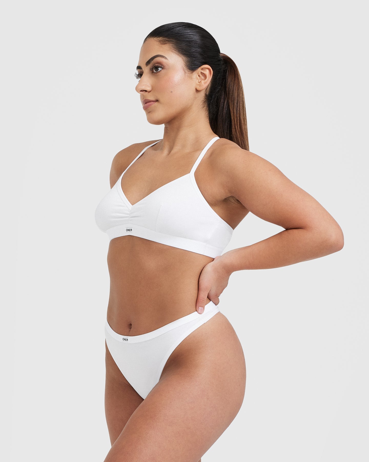 Soft Classic Thong Underwear for Women | Comfortable Cotton Panties | White | Perfect for Everyday Wear & Lounge