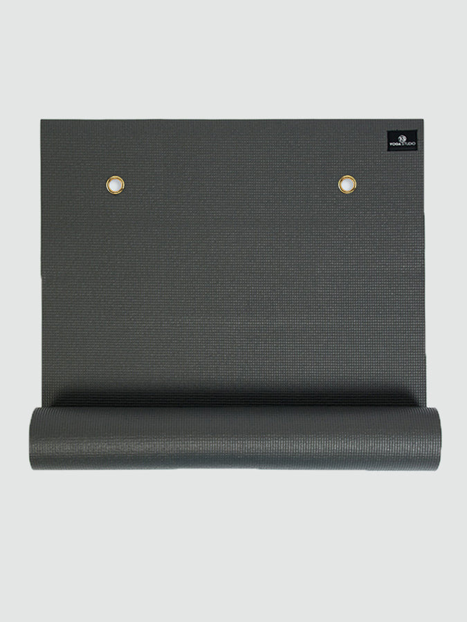 Premium 4.5mm Thick Non-Slip Yoga Mat with Eyelets - Ideal for Hot Yoga, Pilates & Home Workouts - Eco-Friendly & Extra Cushioning