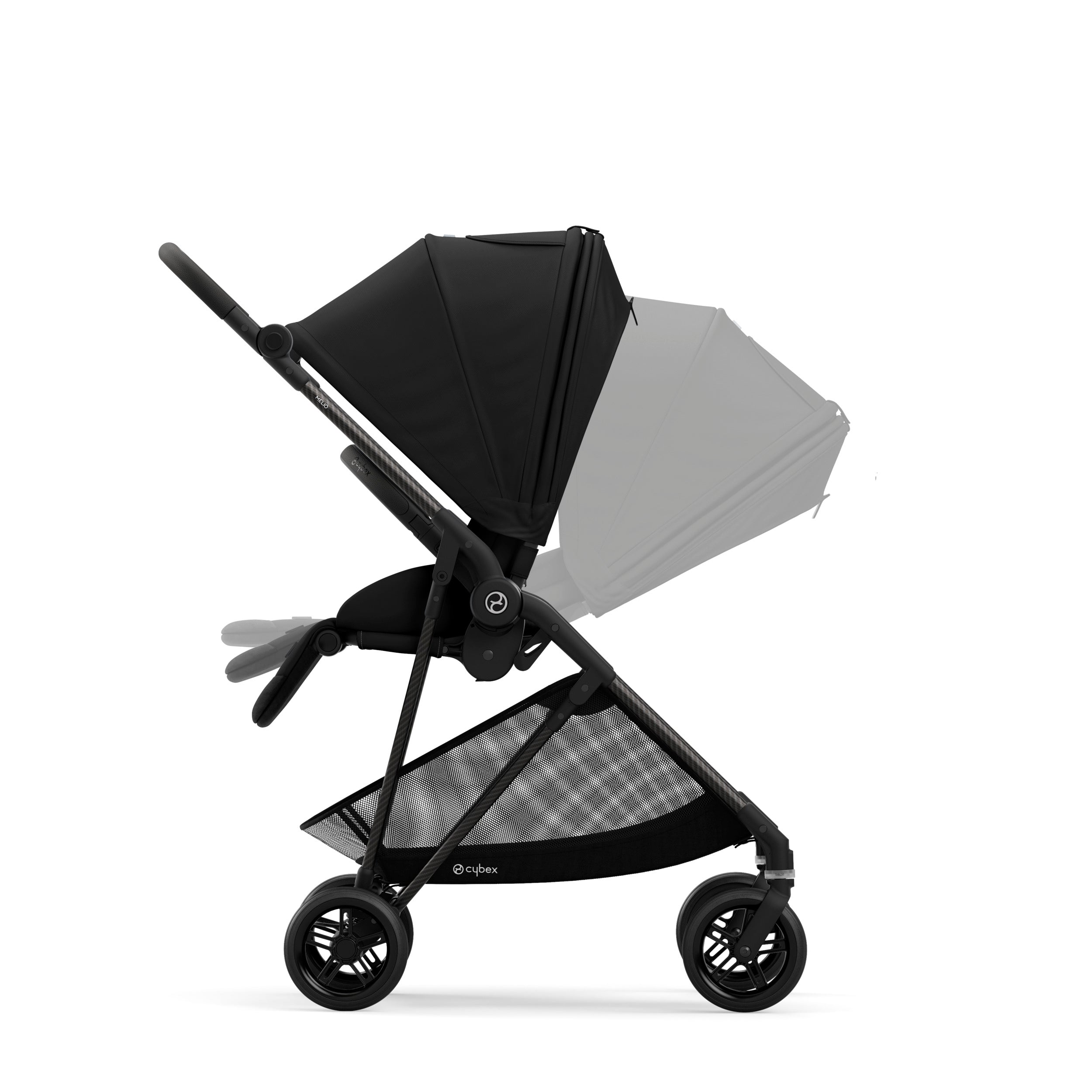 Cybex Melio Carbon 2.0 Lightweight Stroller - Open Box | Premium Carbon Frame, Compact Fold | Perfect for Urban Travel & Family Outings