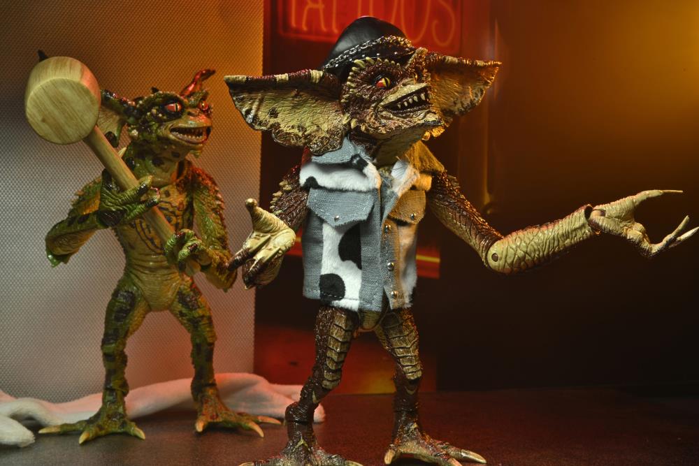NECA Gremlins 2: The New Batch Tattoo Gremlins Action Figure 2-Pack - Collectible Movie Toys for Horror Fans & Pop Culture Collectors - Perfect for Display, Gifts, and Halloween Decorations