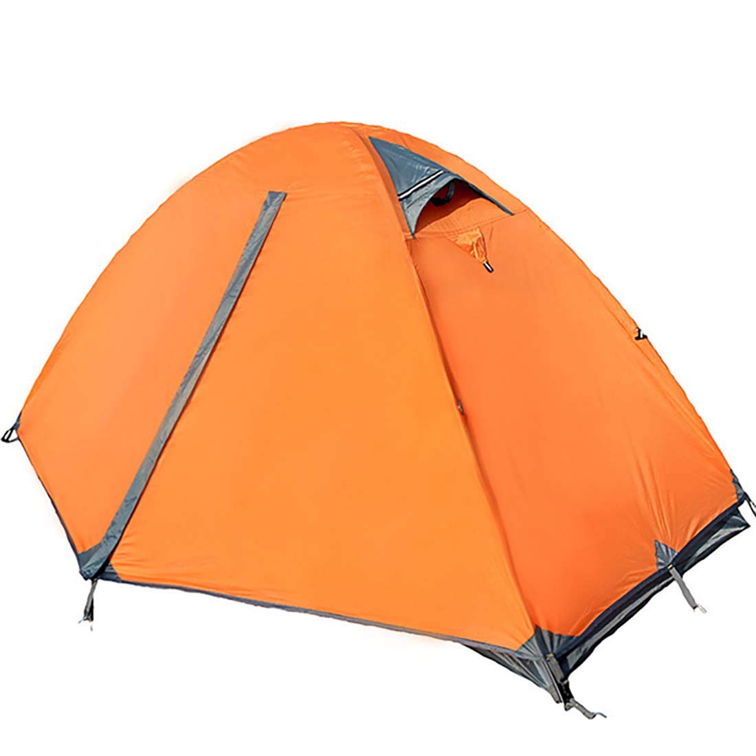 Fusmaker 1-2 Person Lightweight Waterproof Double-Layer Camping Tent with Aluminum Poles - Perfect for Backpacking, Hiking & Outdoor Adventures
